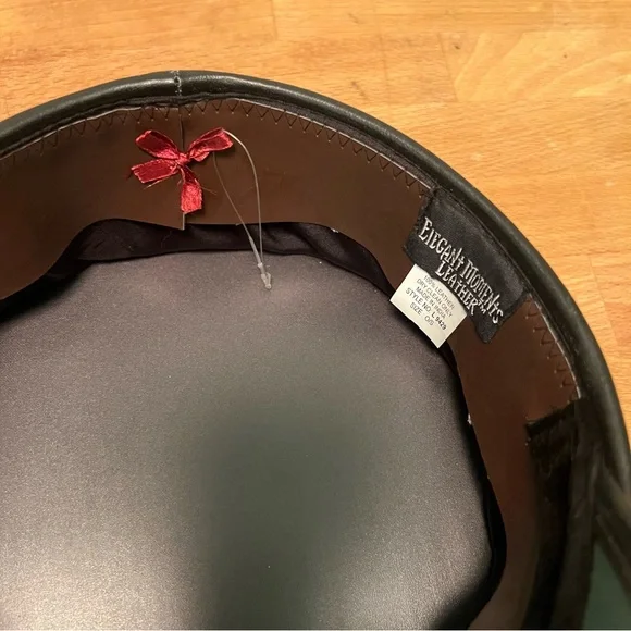 Elegant Moments Leather Hat (OS) - Picture 7 of 9